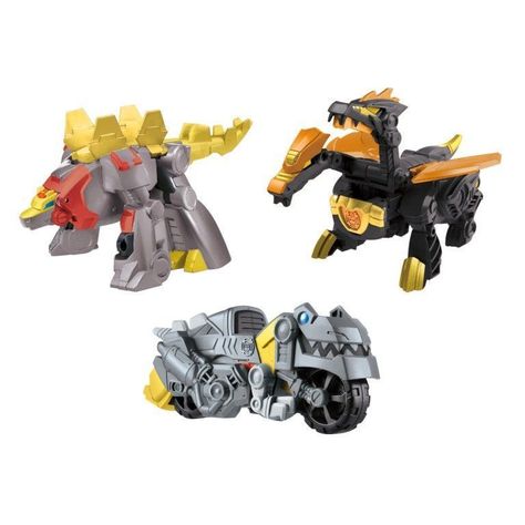 Figuras Transformers Dinobot Predaking, Grimlock & Snarl-2