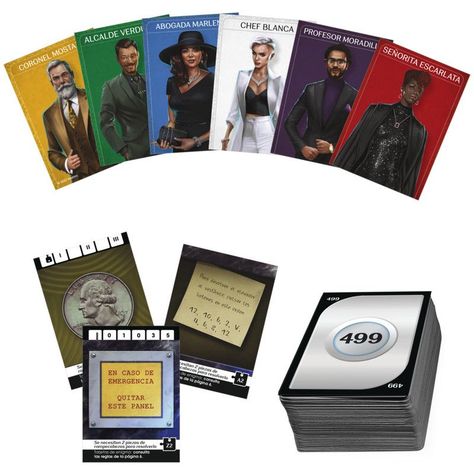 Juego de Mesa Hasbro Gaming Clue Escape El Hotel de Medianoche-1