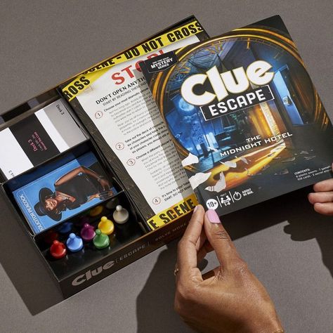 Juego de Mesa Hasbro Gaming Clue Escape El Hotel de Medianoche-8