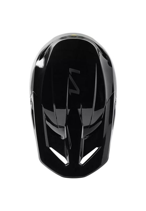 Casco Moto V1 Solid Negro Fox-3