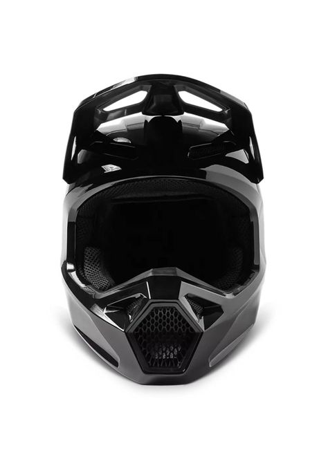 Casco Moto V1 Solid Negro Fox-4