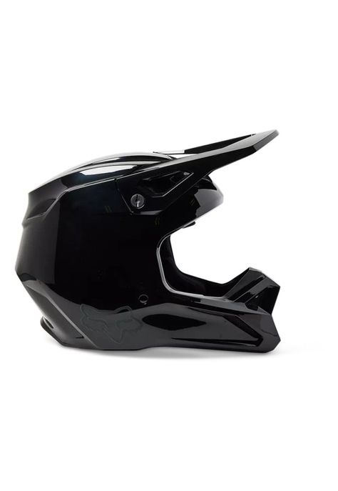 Casco Moto V1 Solid Negro Fox-1