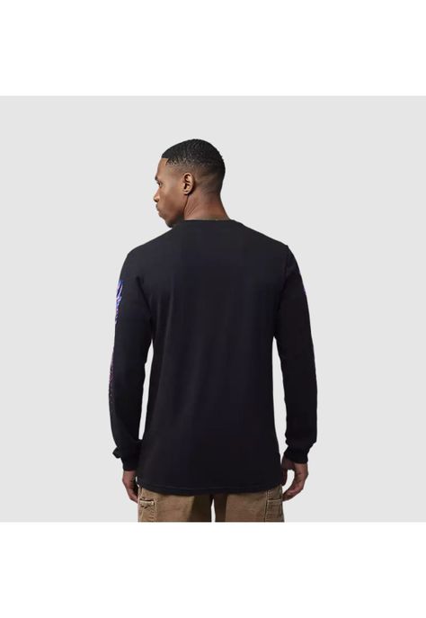 Polera Lifestyle Emotion Blast Premium Manga Larga Negro Fox-3