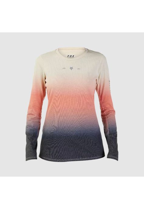 Polera Bicicleta Mujer Ranger Lunar Drirelease® Manga Larga Rosado Fox-0
