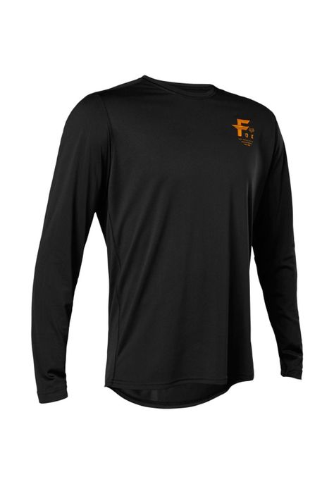 Polera Bicicleta Ranger LS Negro Fox-0