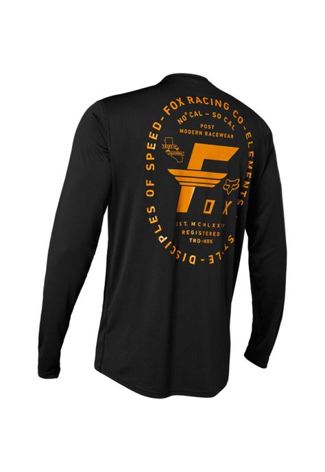 Polera Bicicleta Ranger LS Negro Fox-1