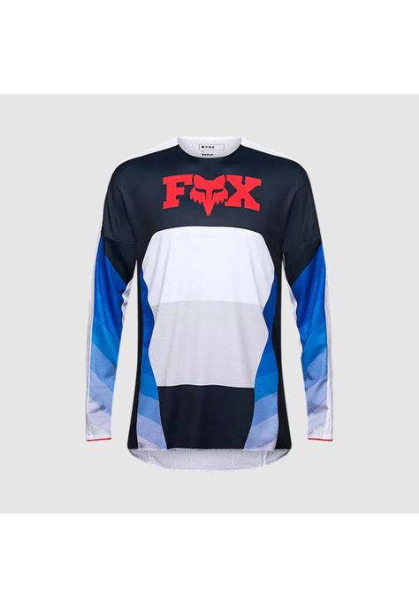Polera Moto 360 Fade Azul Fox-0