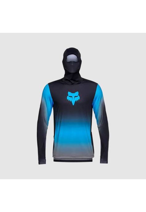 Polera Moto Ranger Drive Polaris Azul Fox-0