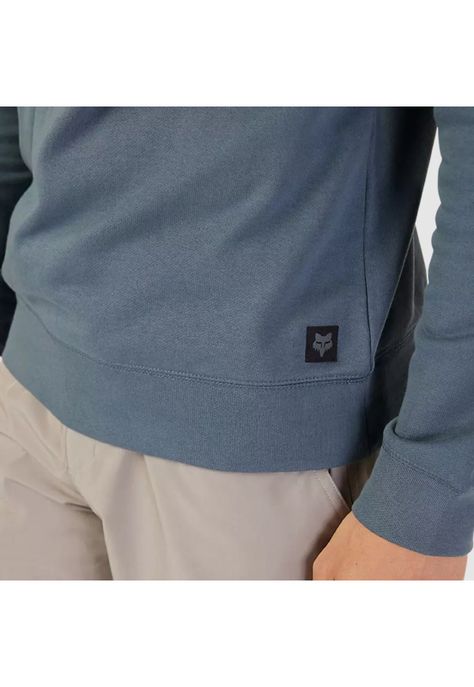 Poleron Lifestyle Level Up Azul Acero Fox-5