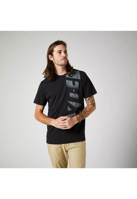 Polera Lifestyle RKANE Negro Fox-0