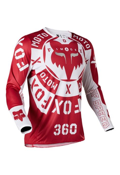 Polera Moto 360 Nobyl Rojo Fox-0