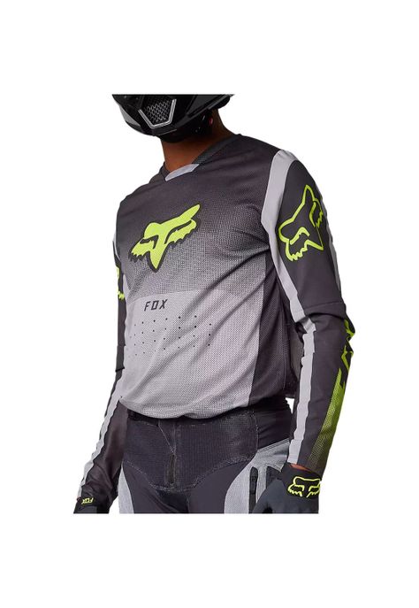 Polera Moto Ranger Air Offroad Gris Fox-1