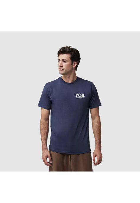 Polera Lifestyle Speed & Service Premium Azul Marino Fox-2
