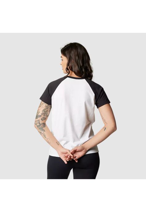 Polera Lifestyle Mujer Fgmnt Raglan Blanco Fox-2