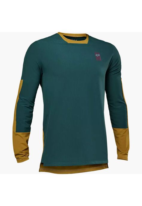 Polera Bicicleta Defend Thermal Esmeralda Fox-0