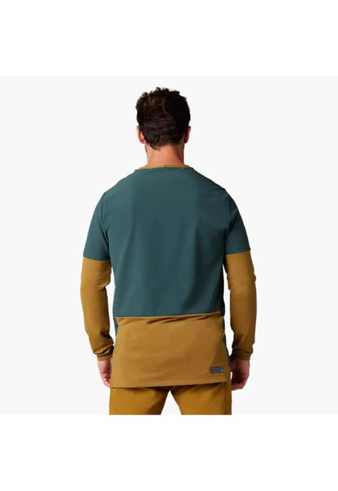 Polera Bicicleta Defend Thermal Esmeralda Fox-1