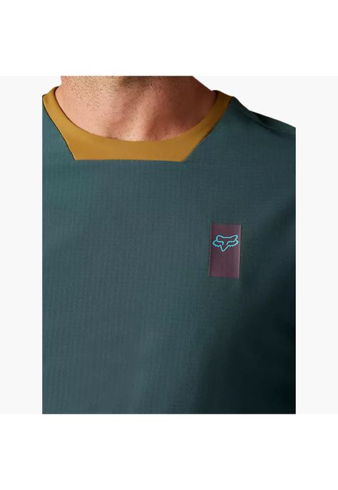 Polera Bicicleta Defend Thermal Esmeralda Fox-2