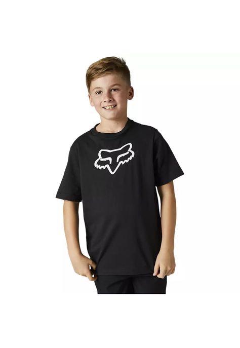 Polera Lifestyle Niño Legacy Blanco/Negro Fox-0
