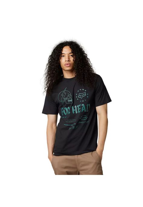 Polera Lifestyle Unlearned Negro Fox-0