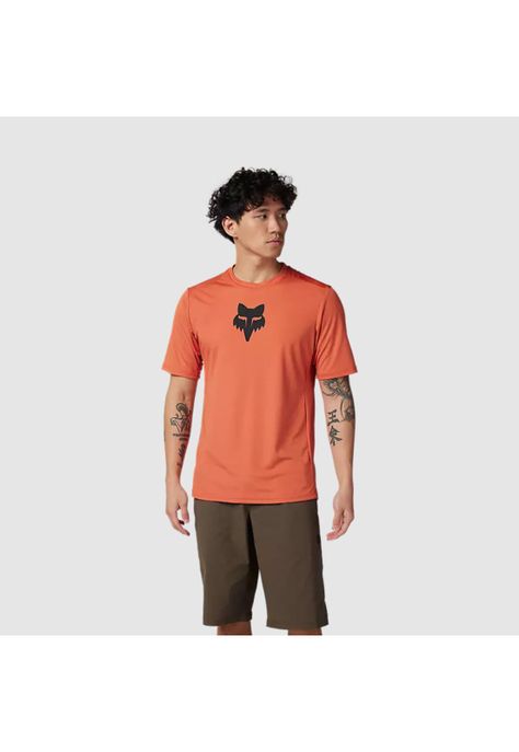 Polera Bicicleta Ranger Lab Head Naranjo Fox-2