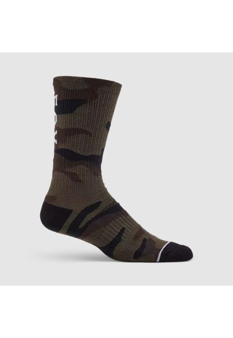 Calcetines Lifestyle Crew Verde Camo Fox-0