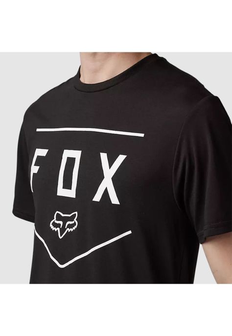Polera Lifestyle Shield Negro Fox-1