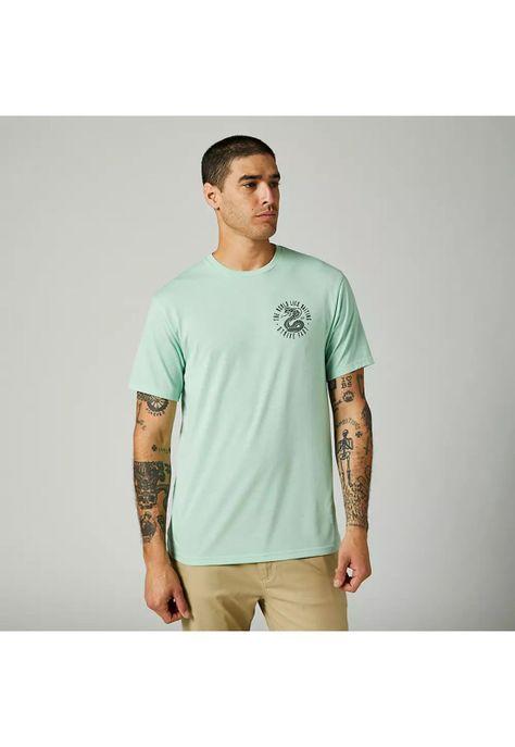Polera Lifestyle Going Pro Verde Fox-0