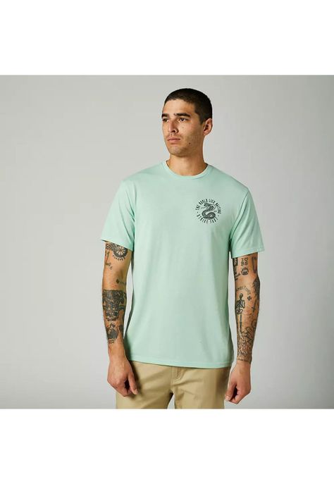 Polera Lifestyle Going Pro Verde Fox-2
