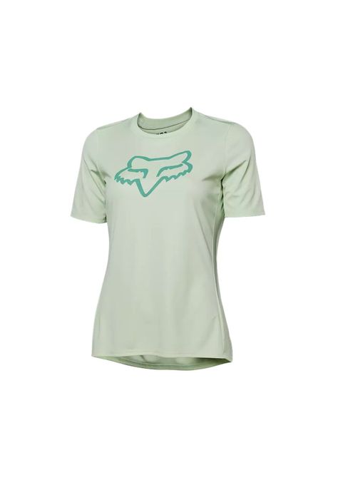 Polera Bicicleta Mujer Verde Fox-1