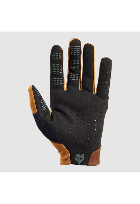 Guantes Bicicleta Flexair Pro Café Mostaza Fox-1