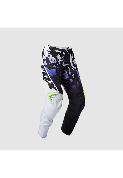 Pantalon Moto 180 Morphic Blanco/Negro Fox-0