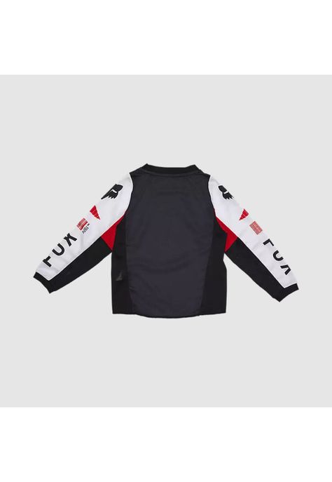 Polera Moto Infantil 180 Race Spec Rojo/Negro Fox-1