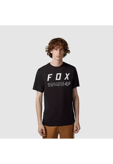 Polera Lifestyle Non Stop Negro Fox-0