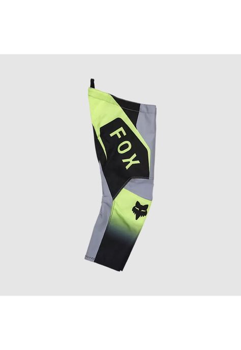 Pantalon Moto Infantil 180 Lean Amarillo Fox-0