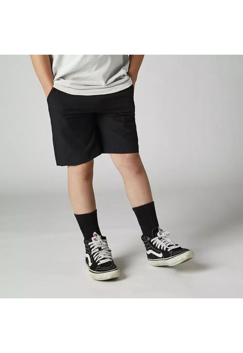 Short Lifestyle Niño Essex Tech Negro Fox-0