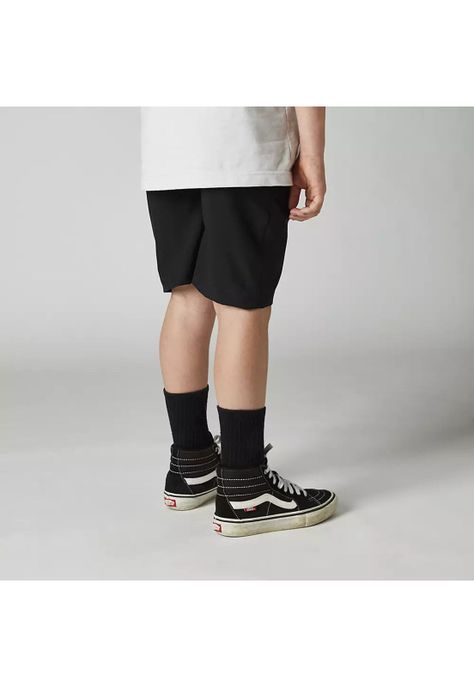 Short Lifestyle Niño Essex Tech Negro Fox-1
