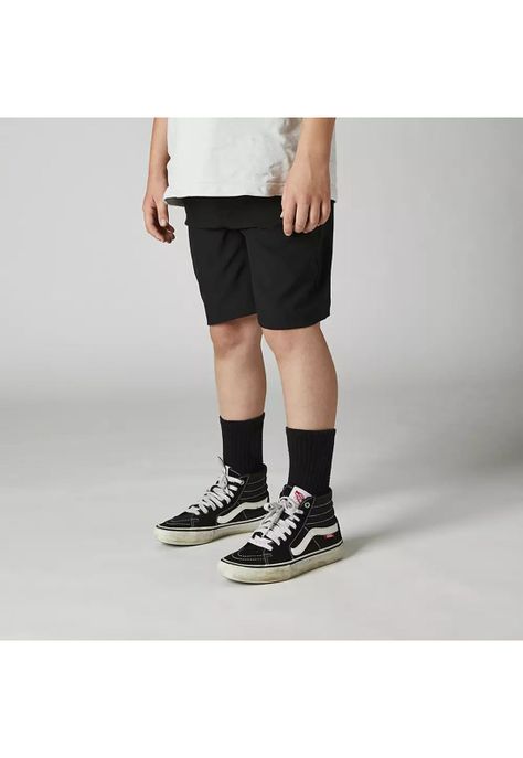 Short Lifestyle Niño Essex Tech Negro Fox-2