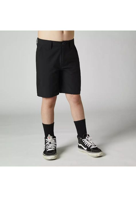 Short Lifestyle Niño Essex Tech Negro Fox-4