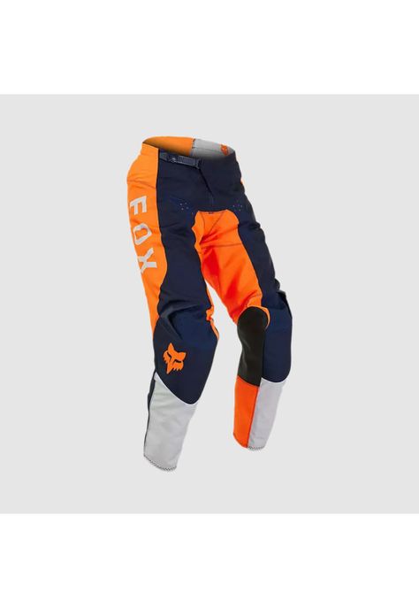 Pantalon Moto 180 Nitro Naranjo Fluor Fox-0