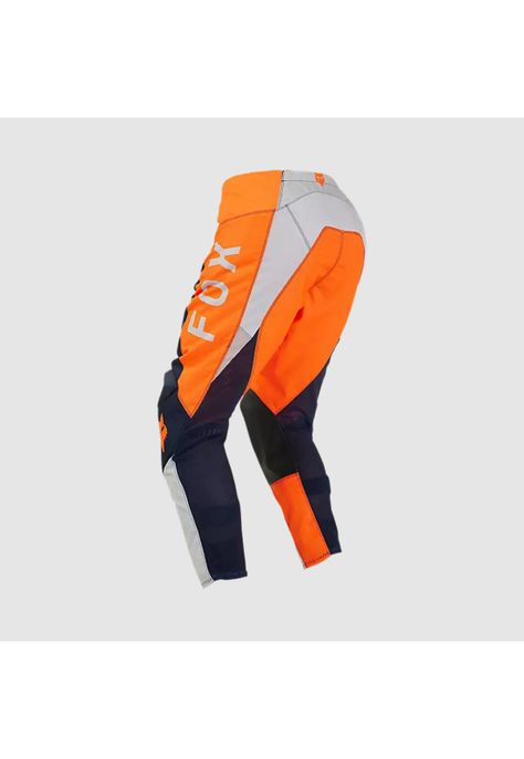 Pantalon Moto 180 Nitro Naranjo Fluor Fox-1