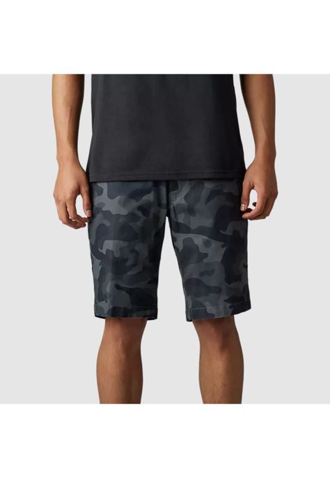 Short Lifestyle Essex 2.0 Negro Camo Fox-0