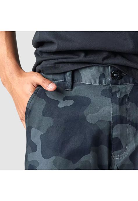 Short Lifestyle Essex 2.0 Negro Camo Fox-2