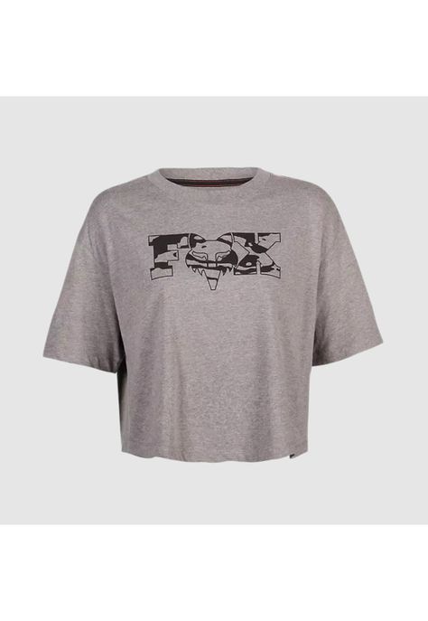 Polera Lifestyle Mujer Cienega Crop Gris Fox-2