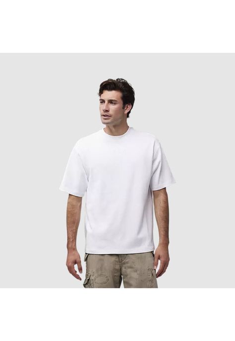 Polera Lifestyle Oversized Wordmark Blanco Fox-0