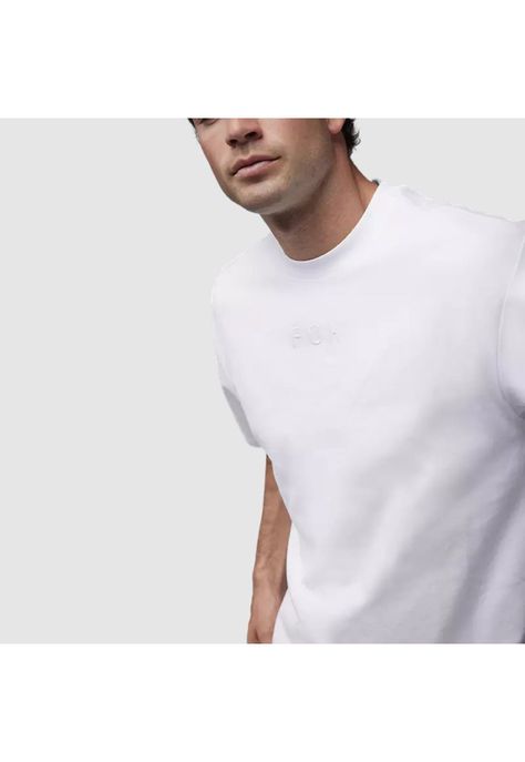 Polera Lifestyle Oversized Wordmark Blanco Fox-2