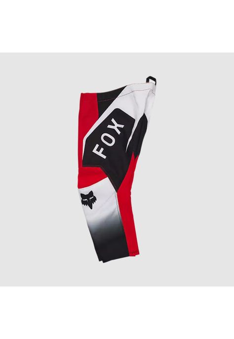 Pantalon Moto Infantil 180 Lean Rojo Fox-0