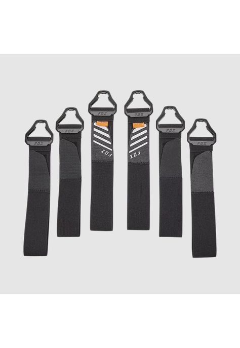 Repuesto Correas Rodilleras Moto Titan Pro D3O® Negro Fox-0
