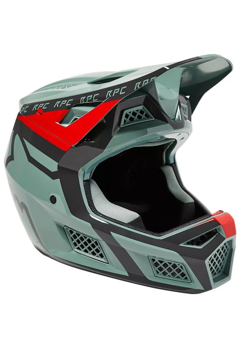 Casco Bicicleta Rampage Pro Carbon Mips™ Dvide Verde Fox-0