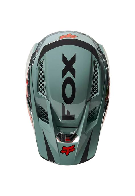 Casco Bicicleta Rampage Pro Carbon Mips™ Dvide Verde Fox-2