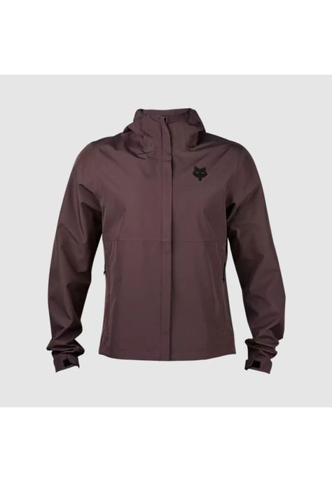 Chaqueta Moto Impermeable Offroad Morado Fox-0